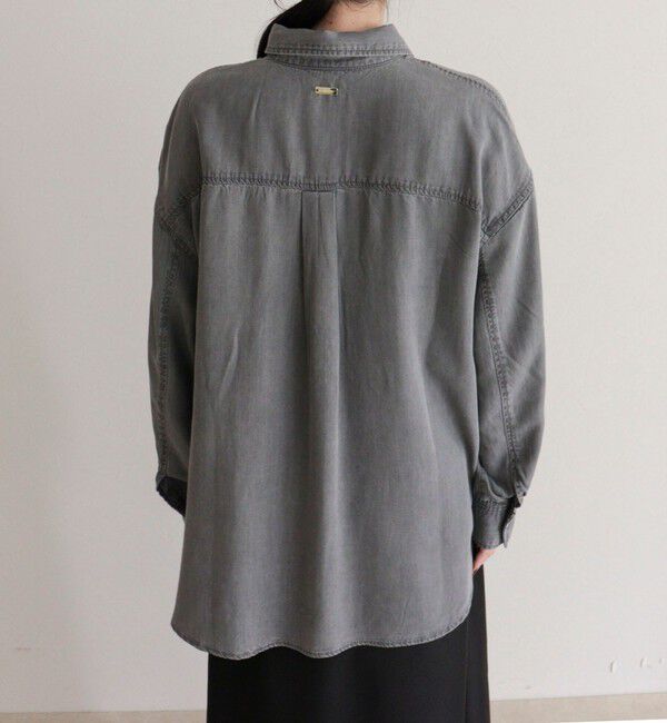 fredy emue「とろみデニムオーバーシャツ」|シャツ・ブラウス|