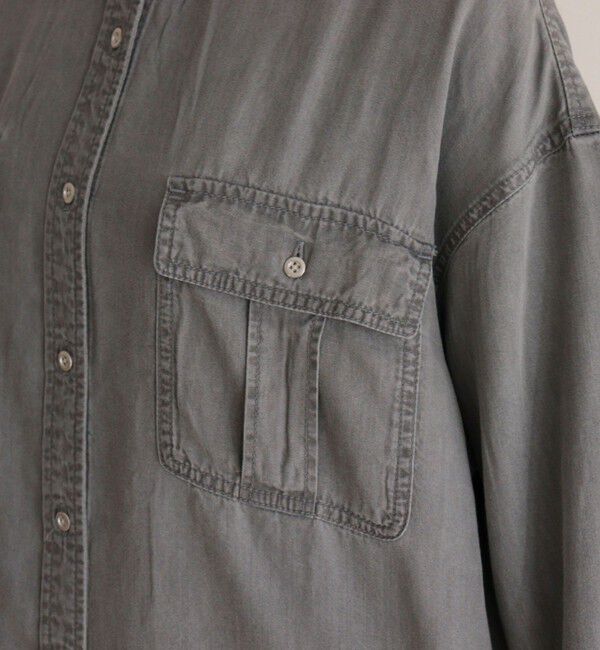 fredy emue「とろみデニムオーバーシャツ」|シャツ・ブラウス|