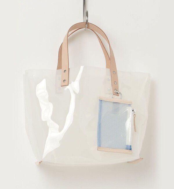 fredy emue「レザーハンドルクリアカラートート」|トートバッグ|