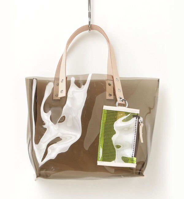 fredy emue「レザーハンドルクリアカラートート」|トートバッグ|