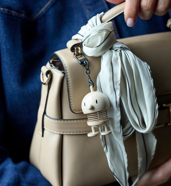 GLOSTER「【Hoptimist/ホプティミスト】BAG CHARM」|チャーム・キーホルダー|グレーベージュ