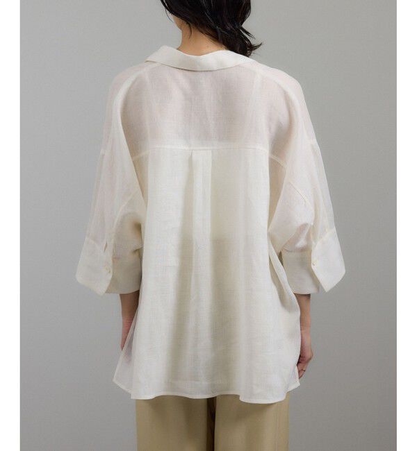 SALON adam et rope'「シアーリネンスキッパードルマンシャツ」|シャツ・ブラウス|