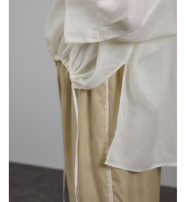 SALON adam et rope'「シアーリネンスキッパードルマンシャツ」|シャツ・ブラウス|