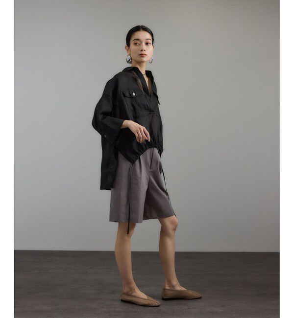 SALON adam et rope'「シアーリネンスキッパードルマンシャツ」|シャツ・ブラウス|