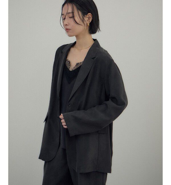 SALON adam et rope'「[26SS]GENTLE SILK ジャケット / セットアップ対応・洗える」|テーラードジャケット|