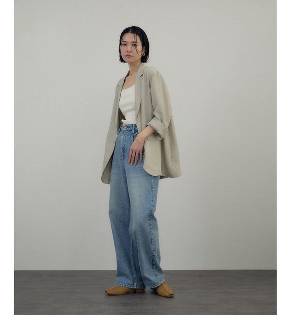 SALON adam et rope'「[26SS]GENTLE SILK ジャケット / セットアップ対応・洗える」|テーラードジャケット|