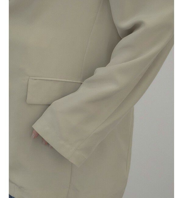 SALON adam et rope'「[26SS]GENTLE SILK ジャケット / セットアップ対応・洗える」|テーラードジャケット|