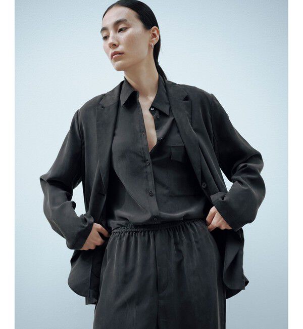 SALON adam et rope'「[26SS]GENTLE SILK ジャケット / セットアップ対応・洗える」|テーラードジャケット|