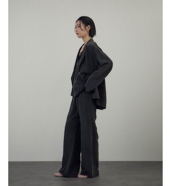 SALON adam et rope'「[26SS]GENTLE SILK ジャケット / セットアップ対応・洗える」|テーラードジャケット|