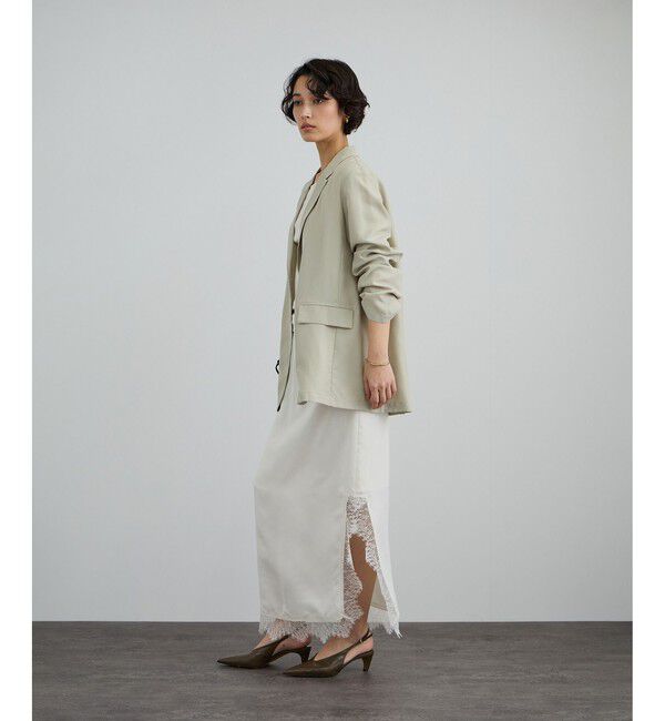 SALON adam et rope'「[26SS]GENTLE SILK ジャケット / セットアップ対応・洗える」|テーラードジャケット|