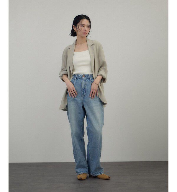 SALON adam et rope'「[26SS]GENTLE SILK ジャケット / セットアップ対応・洗える」|テーラードジャケット|