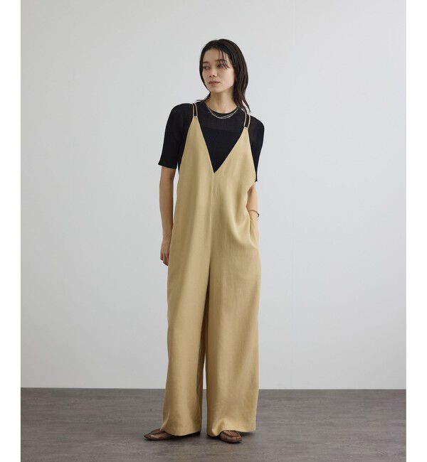 SALON adam et rope'「【WEB限定】シアーリブニットハーフスリーブプルオーバー」|Tシャツ・カットソー|