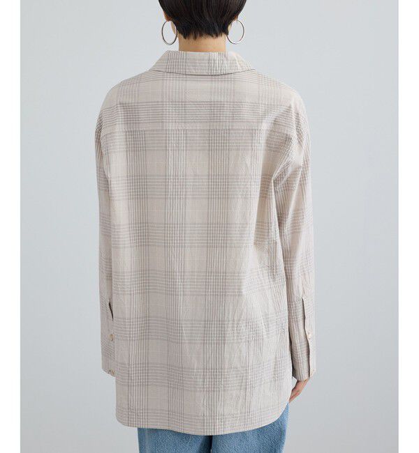 SALON adam et rope'「エンザイムコットンオープンカラーシャツ / FABRICA」|シャツ・ブラウス|