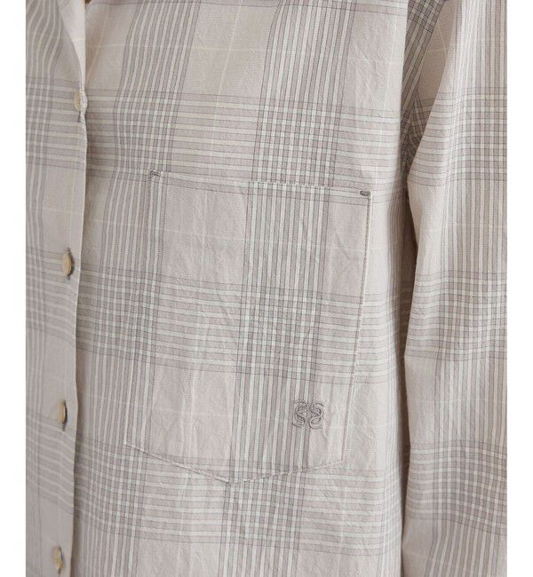 SALON adam et rope'「エンザイムコットンオープンカラーシャツ / FABRICA」|シャツ・ブラウス|