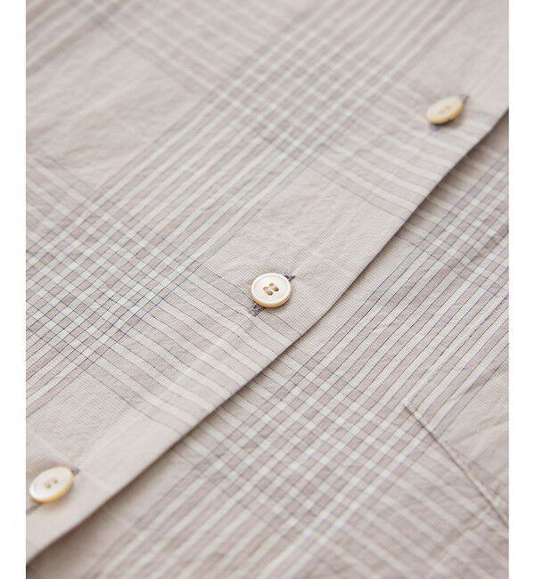 SALON adam et rope'「エンザイムコットンオープンカラーシャツ / FABRICA」|シャツ・ブラウス|