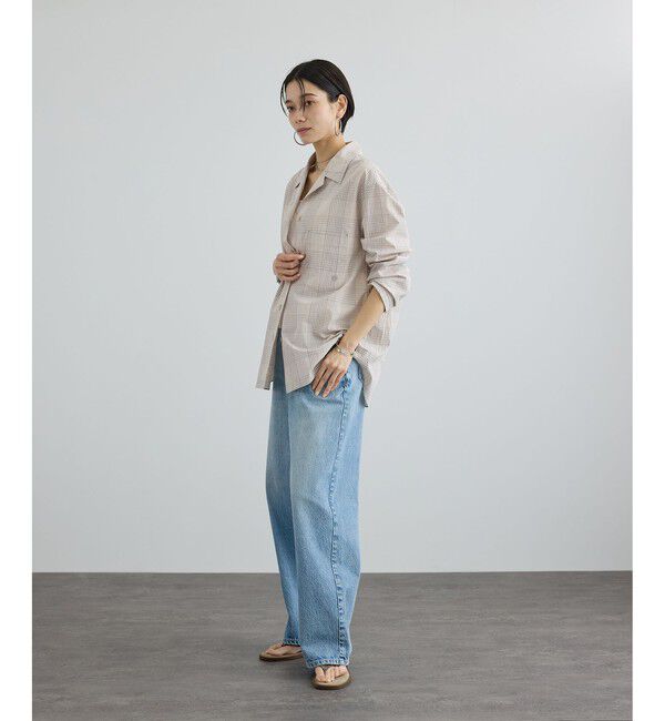 SALON adam et rope'「エンザイムコットンオープンカラーシャツ / FABRICA」|シャツ・ブラウス|