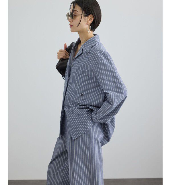 SALON adam et rope'「エンザイムコットンオープンカラーシャツ / FABRICA」|シャツ・ブラウス|