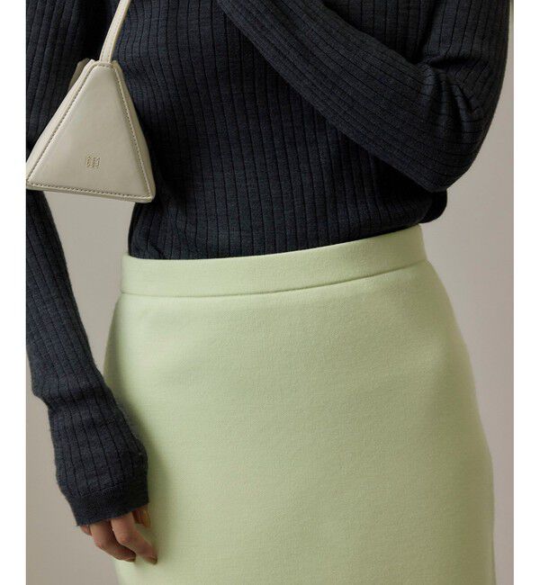 ROPE「【J'aDoRe・店舗限定】ハイゲージウールスムースIラインニットスカート/セットアップ対応」|スカート|