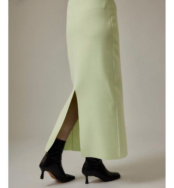 ROPE「【J'aDoRe・店舗限定】ハイゲージウールスムースIラインニットスカート/セットアップ対応」|スカート|