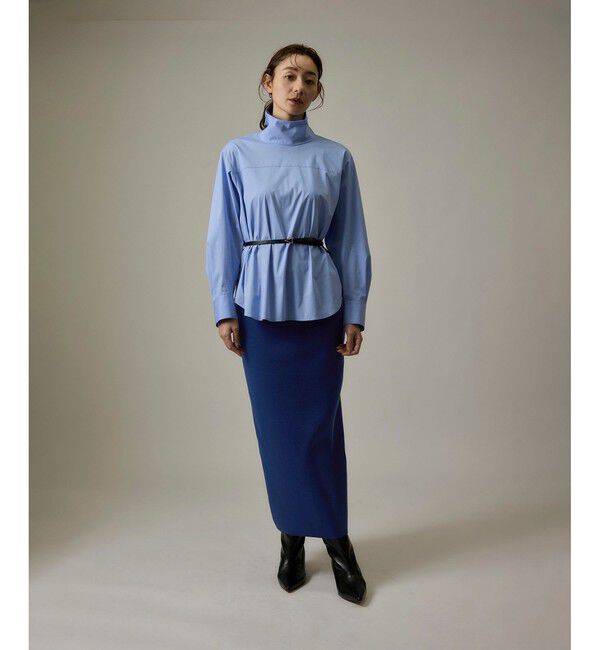 ROPE「【J'aDoRe・店舗限定】ハイゲージウールスムースIラインニットスカート/セットアップ対応」|スカート|