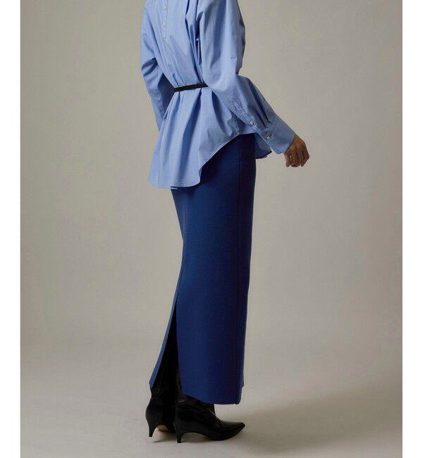 ROPE「【J'aDoRe・店舗限定】ハイゲージウールスムースIラインニットスカート/セットアップ対応」|スカート|