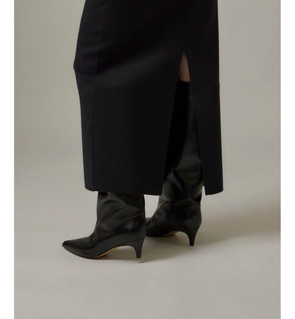 ROPE「【J'aDoRe・店舗限定】ハイゲージウールスムースIラインニットスカート/セットアップ対応」|スカート|