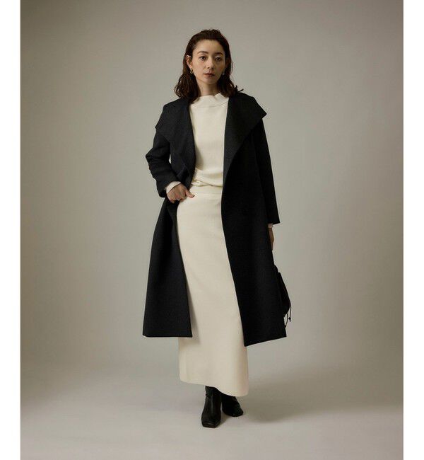 ROPE「【J'aDoRe・店舗限定】ハイゲージウールスムースIラインニットスカート/セットアップ対応」|スカート|