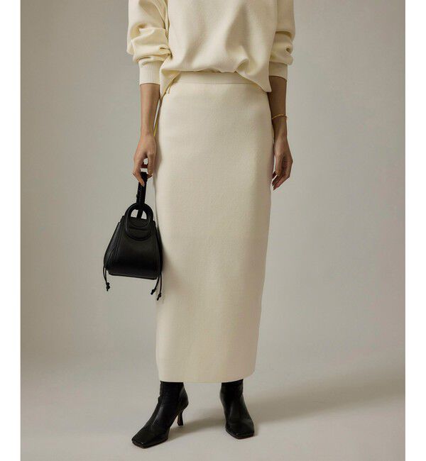 ROPE「【J'aDoRe・店舗限定】ハイゲージウールスムースIラインニットスカート/セットアップ対応」|スカート|オフサブ