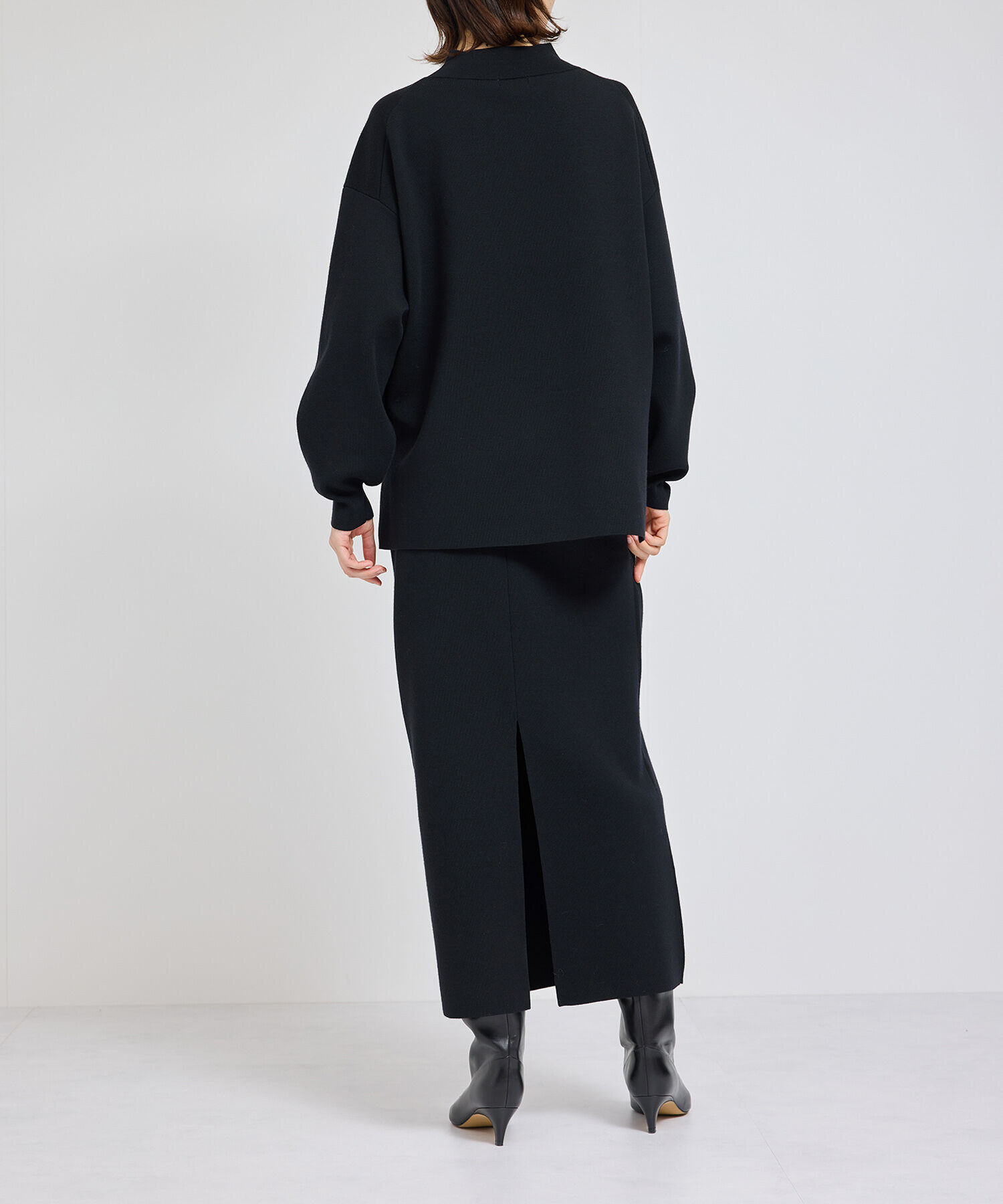 ROPE「【J'aDoRe・店舗限定】ハイゲージウールスムースIラインニットスカート/セットアップ対応」|スカート|