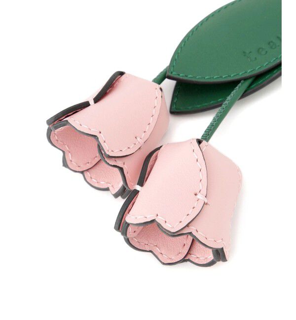 ROPE「【teau・牛革】panier tulip ring charm（キー/バッグチャーム・ネックレス）」|チャーム・キーホルダー|