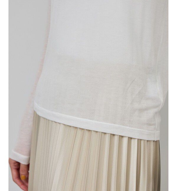 ROPE「カシミヤシルクブレンドインナータートルネック/イージーケア」|Tシャツ・カットソー|