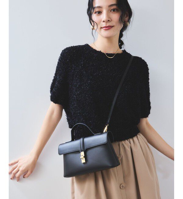 VIS「【WEB限定】リボンヤーンバルーン袖サマーニット」|ニット・セーター|