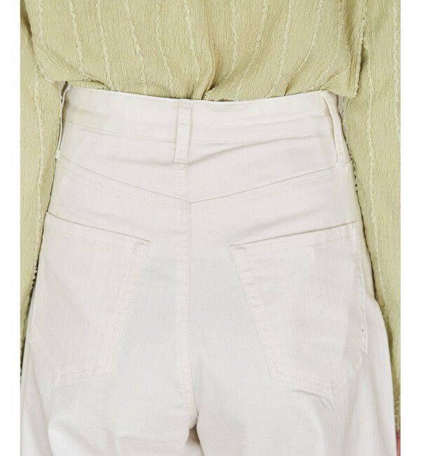 Rope&rsquo;Picnic「【ウエスト革命デニム】ウエストシェイプカービーホワイトデニム」|デニム|