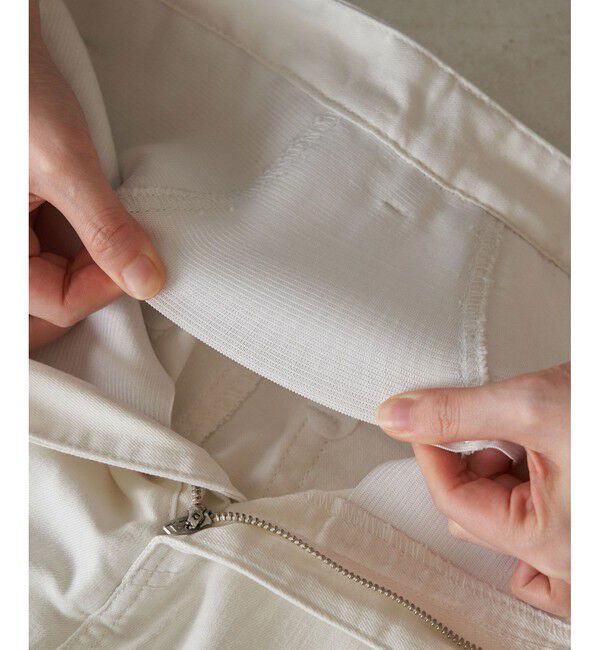 Rope&rsquo;Picnic「【ウエスト革命デニム】ウエストシェイプカービーホワイトデニム」|デニム|