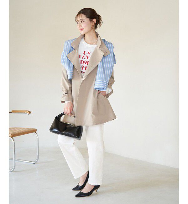 Rope&rsquo;Picnic「【ウエスト革命デニム】ウエストシェイプカービーホワイトデニム」|デニム|