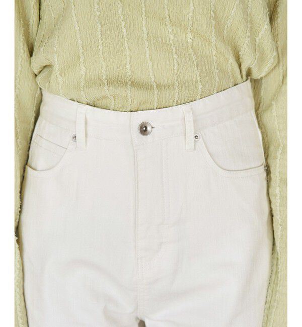 Rope&rsquo;Picnic「【ウエスト革命デニム】ウエストシェイプカービーホワイトデニム」|デニム|