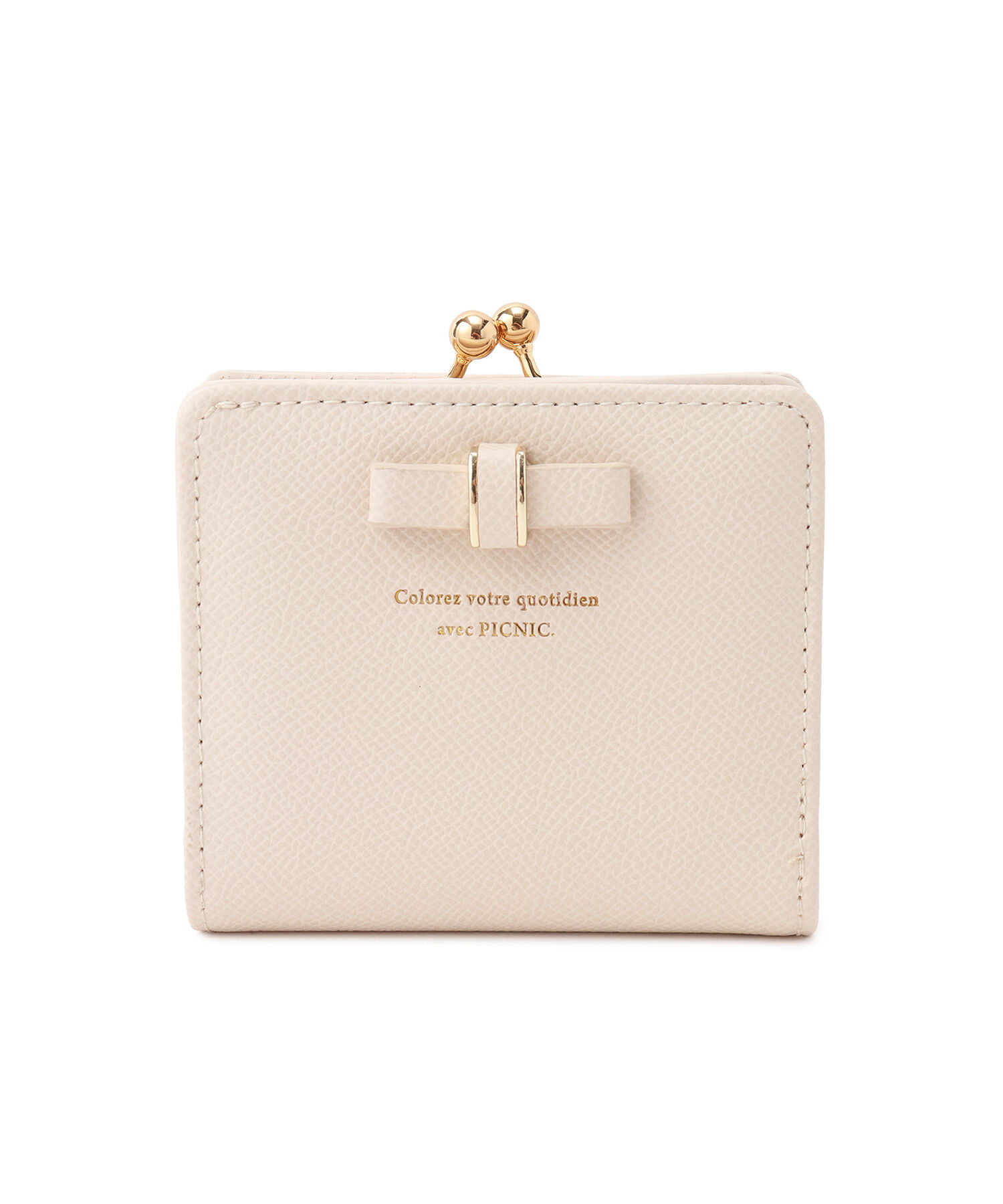 ROPE PICNIC PASSAGE「メタルリボンエンボス2つ折りウォレット」|財布|