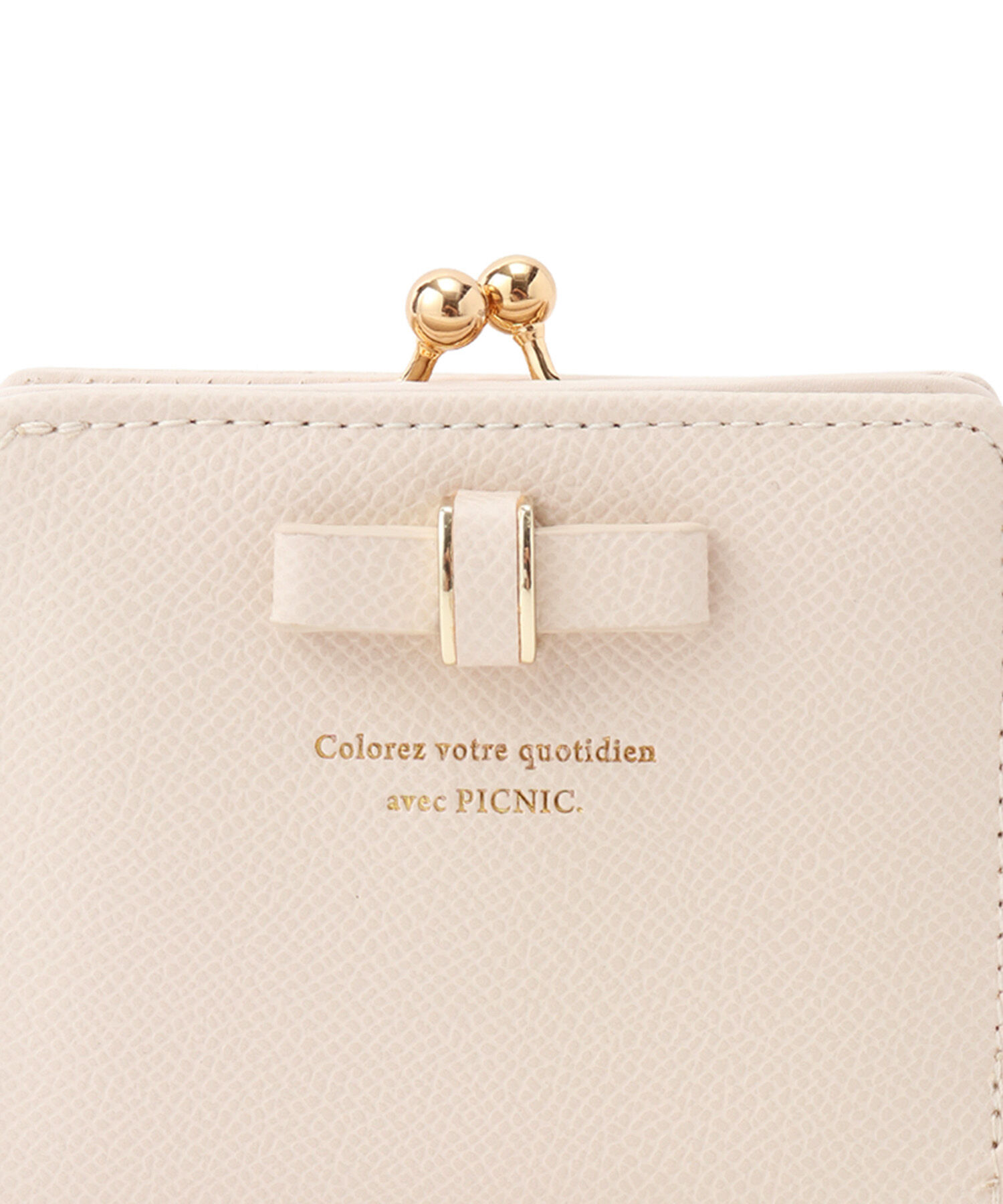 ROPE PICNIC PASSAGE「メタルリボンエンボス2つ折りウォレット」|財布|