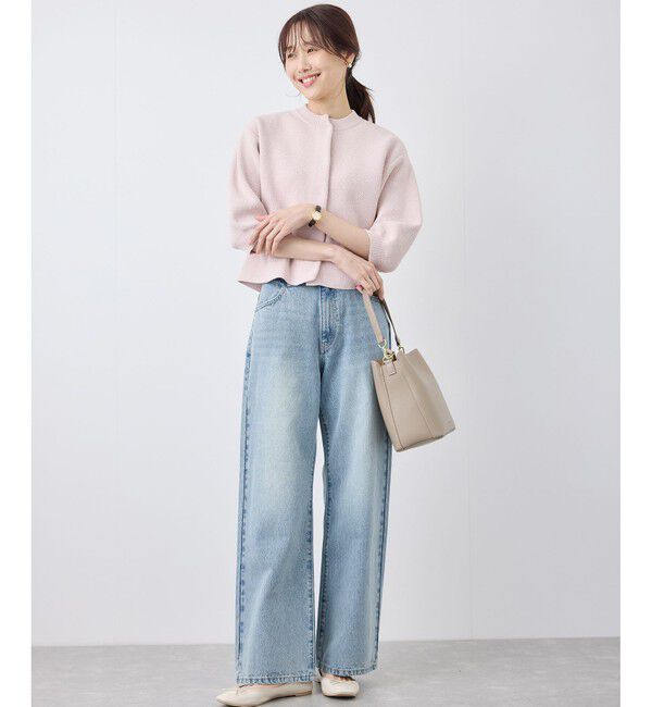 Rope&rsquo;Picnic「【emur/エミュール】ワイドストレートデニムパンツ」|デニム|