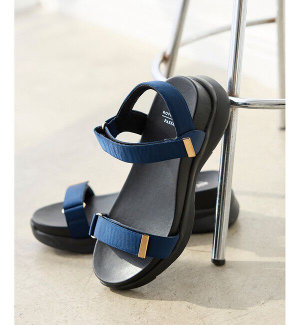 ROPE PICNIC PASSAGE「ワニカンベルクロスニーカーサンダル」|サンダル|ネイビー(40)