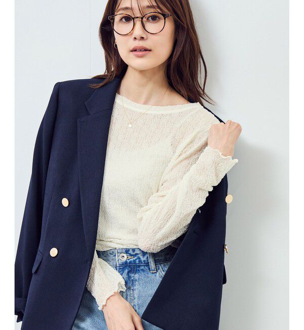 Rope&rsquo;Picnic「レースカットソートップス」|Tシャツ・カットソー|