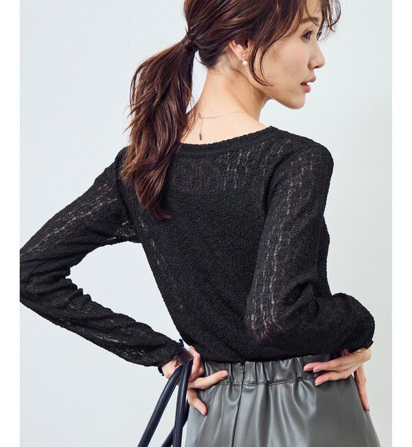 Rope&rsquo;Picnic「レースカットソートップス」|Tシャツ・カットソー|