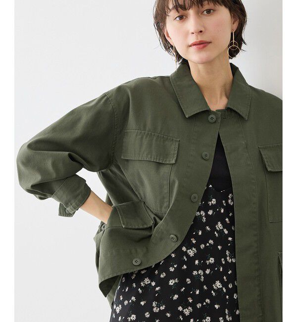 Rope&rsquo;Picnic「ミリタリーブルゾン」|ブルゾン・スタジャン|