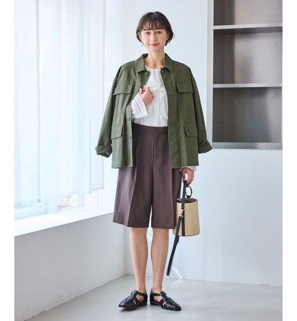 Rope&rsquo;Picnic「ミリタリーブルゾン」|ブルゾン・スタジャン|