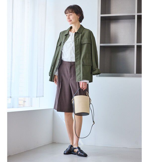 Rope&rsquo;Picnic「ミリタリーブルゾン」|ブルゾン・スタジャン|