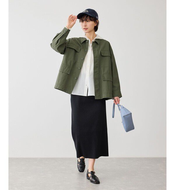 Rope&rsquo;Picnic「ミリタリーブルゾン」|ブルゾン・スタジャン|