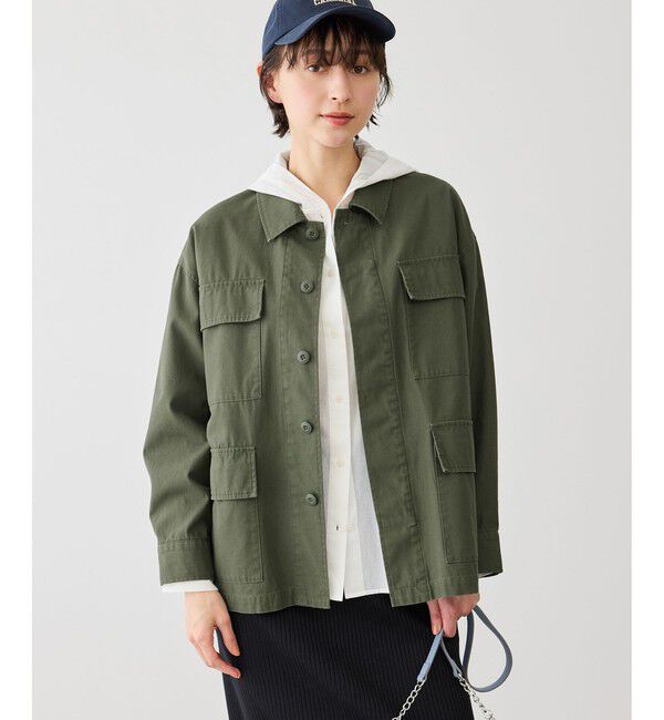 Rope&rsquo;Picnic「ミリタリーブルゾン」|ブルゾン・スタジャン|