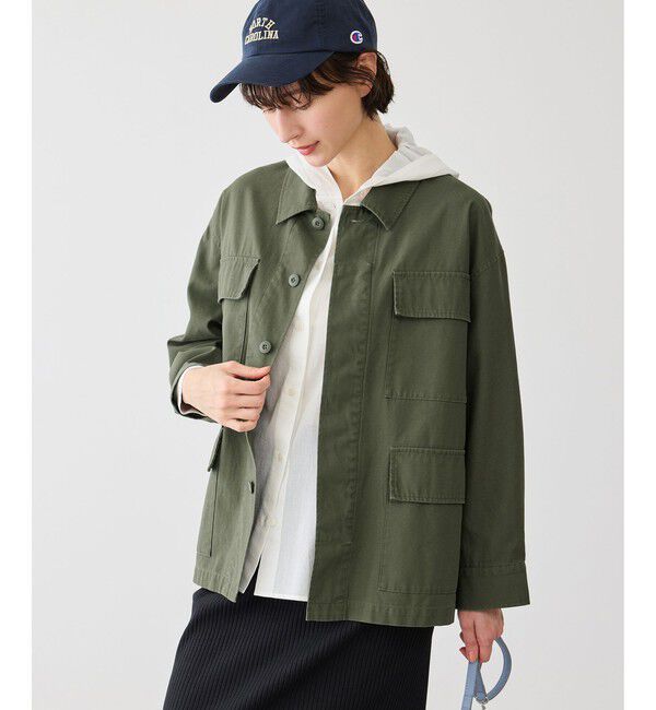 Rope&rsquo;Picnic「ミリタリーブルゾン」|ブルゾン・スタジャン|