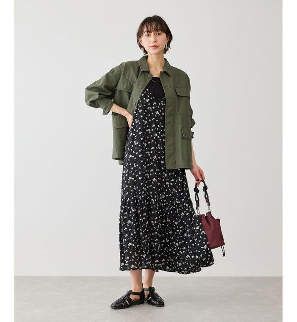 Rope&rsquo;Picnic「ミリタリーブルゾン」|ブルゾン・スタジャン|