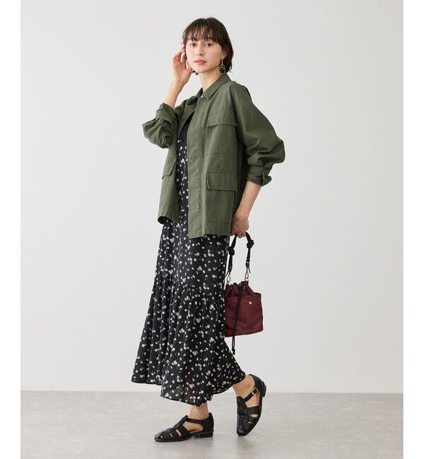 Rope&rsquo;Picnic「ミリタリーブルゾン」|ブルゾン・スタジャン|